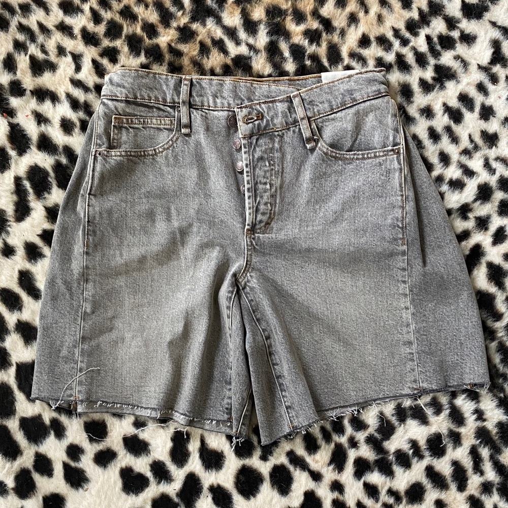 WE THE FREE Boomerang High Rise Long Shorts